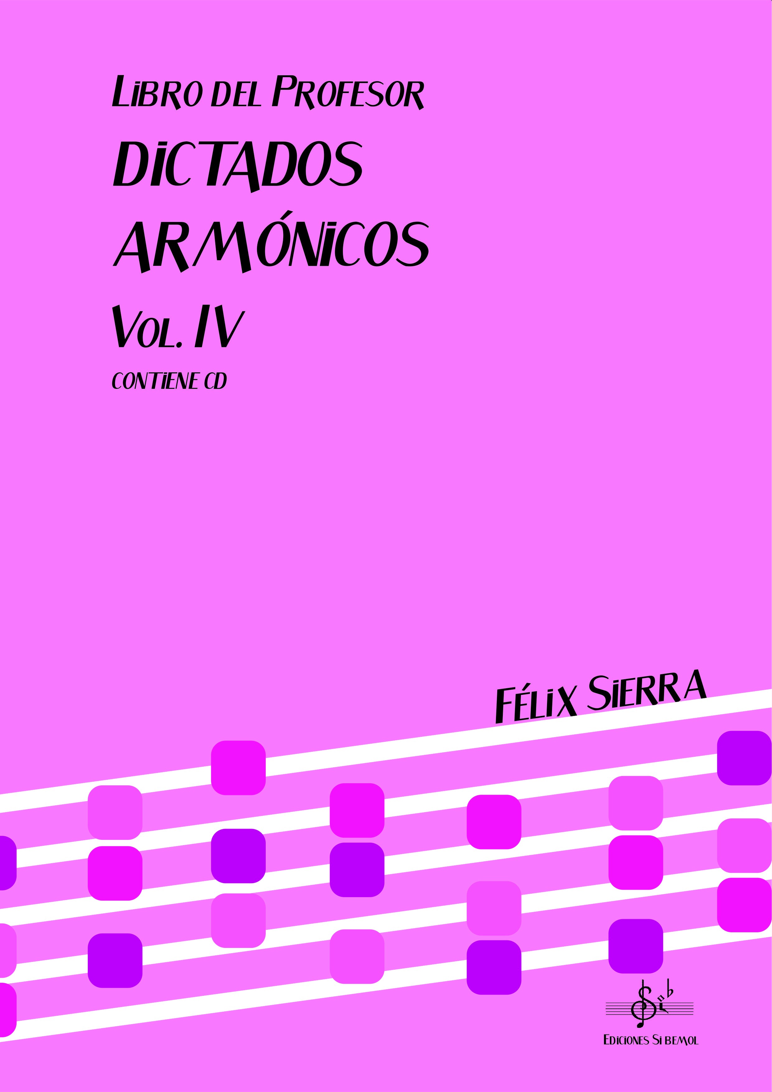 Dictados Armónicos Vol.IV Libro del profesor