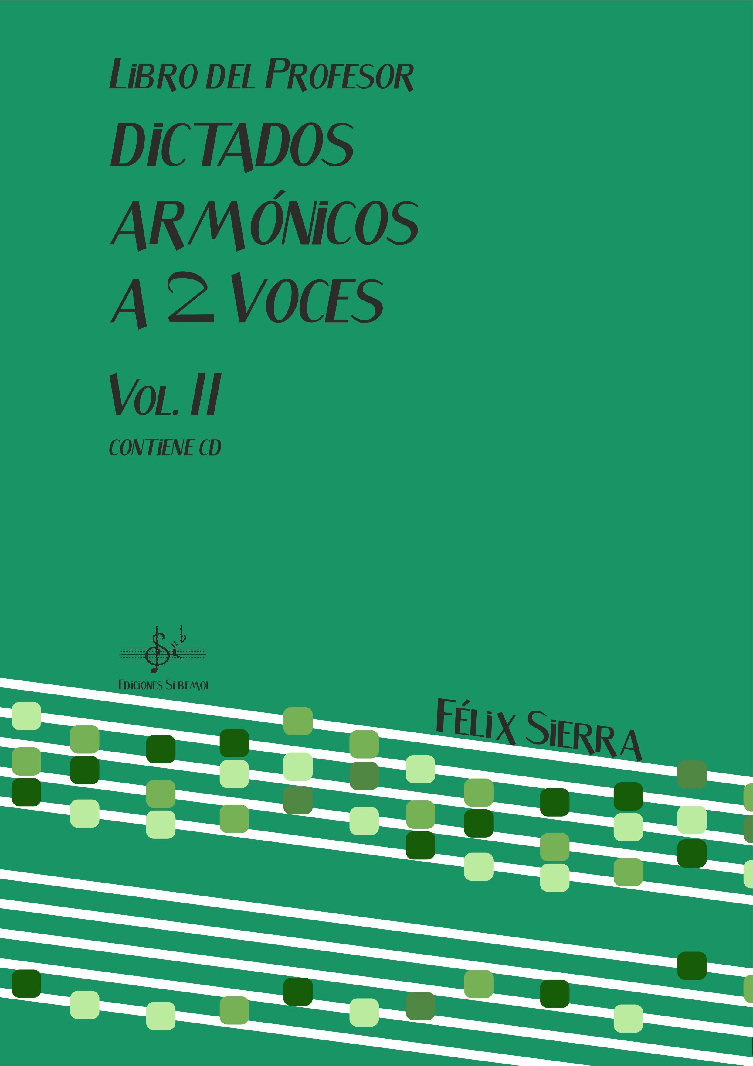Dictados Armónicos a 2 Voces Vol.II Libro del profesor