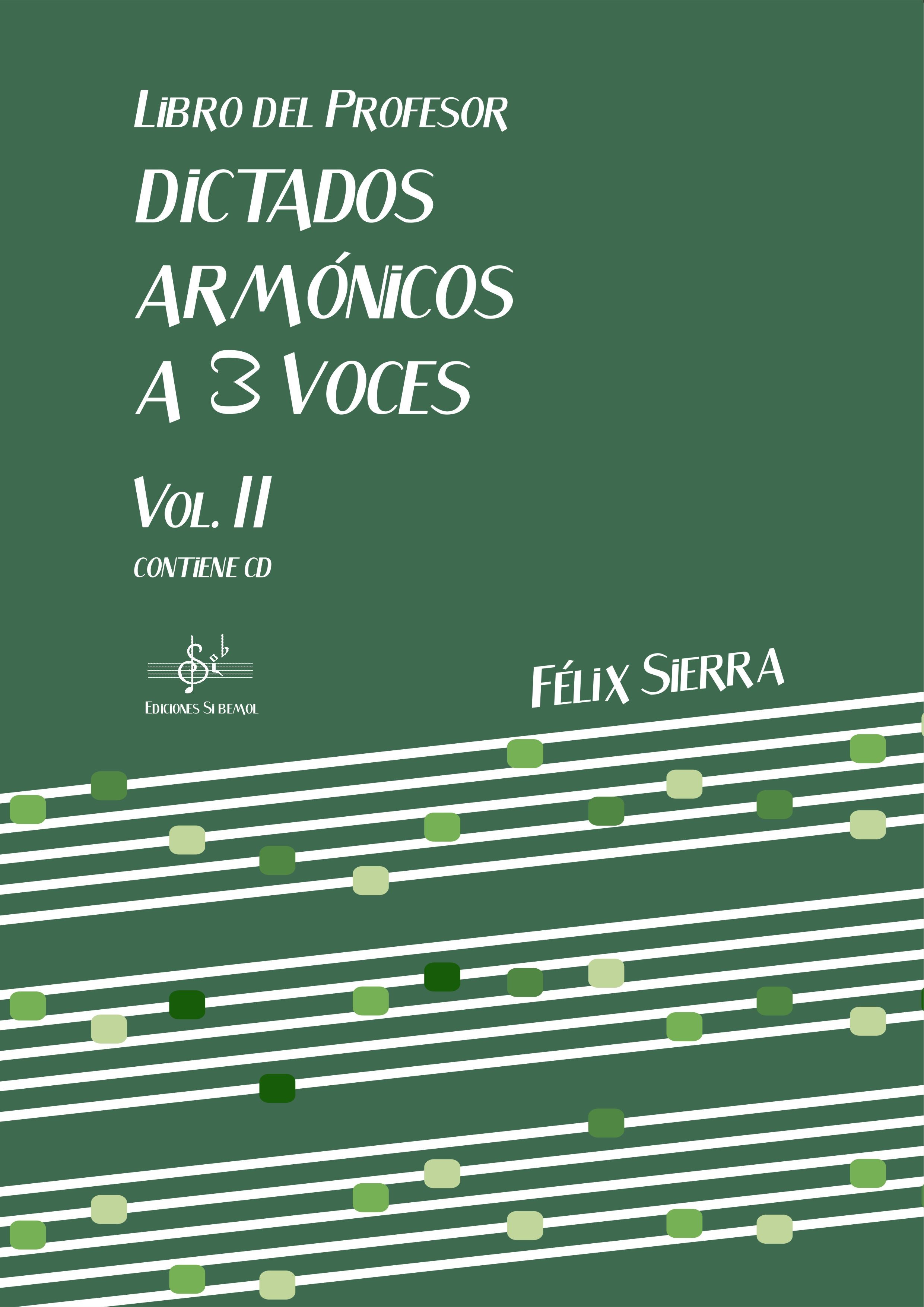 Dictados Armónicos a 3 Voces Vol.2 Libro del profesor