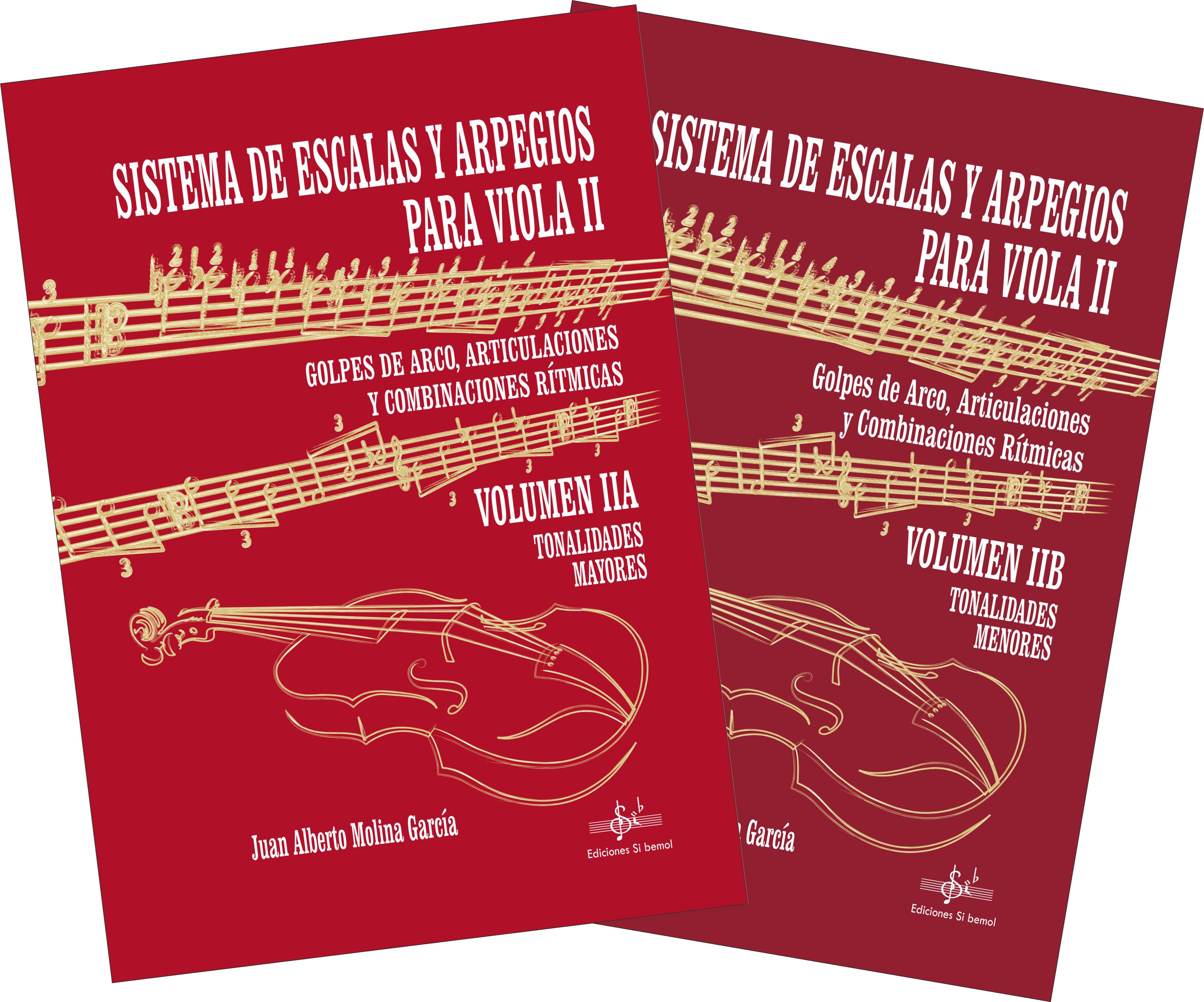 SISTEMA DE ESCALAS Y ARPEGIOS PARA VIOLA II (2 tomos)
